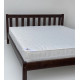 Double wooden bed L-249 120x200 walnut Skif