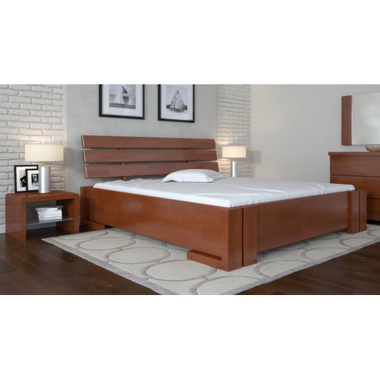 Double bed 180x190 Domino Arbor Drev beech wood Apple tree