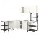 Cutout kitchen IKEA ENHET 248.5x63.5x226 cm anthracite/white (593.381.27)