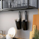 Cutout kitchen IKEA ENHET 181.5x63.5x222 cm anthracite/white (493.381.61)