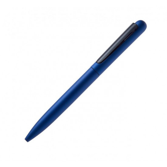 Metal ballpoint pen with blue ink automatic Boston Blue