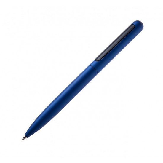 Metal ballpoint pen with blue ink automatic Boston Blue