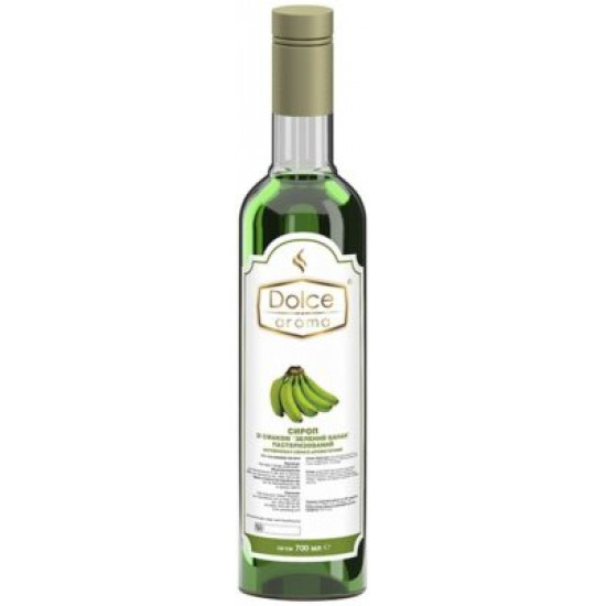 Syrup DOLCE AROMA Green banana 700 ml