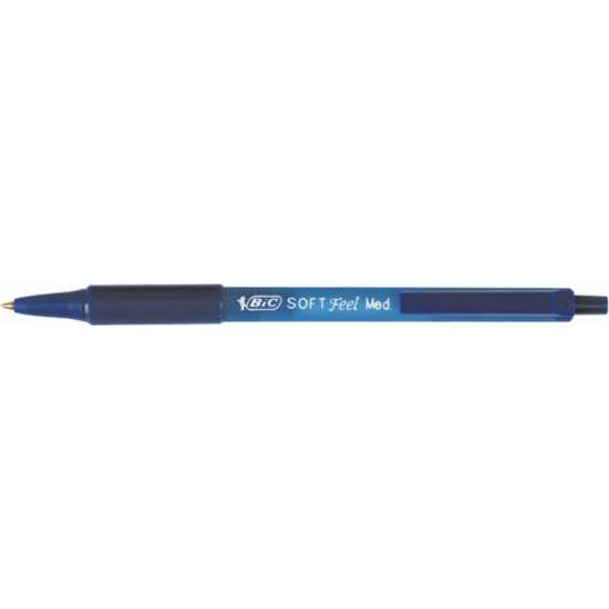 Automatic ballpoint pen BiC Soft Clic Grip with grip Blue (bc8373982)