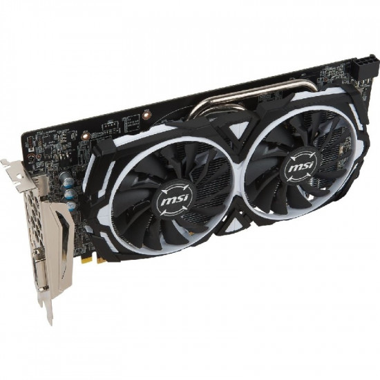 MSI PCI-Ex Radeon RX 580 ARMOR 8G / 4G GDDR5 (256 біт) (1340/8000) (DVI, 2 x HDMI, 2 x DisplayPort) (RX 580 ARMOR 8G / 4G) 