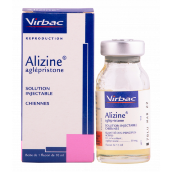 Alizine® (Alizin®) for abortion in cats and dogs 10 ml Virbac (France)