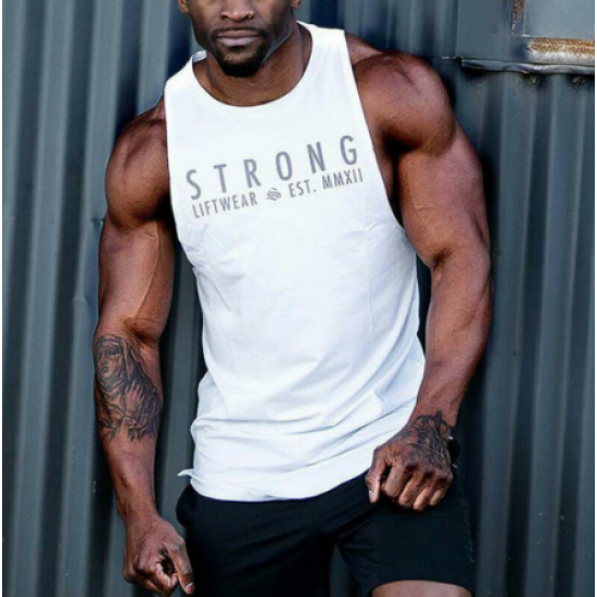 New Mens Summer Fitness Activewear Tops T-Shirt Gym Bodybuilding Muscle Tee Vest