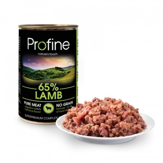 Profine (Professional Ainu) of Dog Lamb - Damp dog food with a lamb