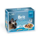 Brit Premium (Брит Преміум) Cat Family Plate Gravy - Набір павуків Сімейна тарілка в соусі для котів