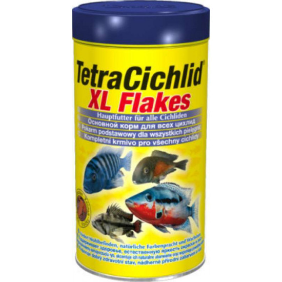 Tetra (Тетра) Cichlid XL Flakes - Корм ​​у великих пластівцях для цихлід