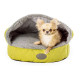 HARLEY & CHO (Harley And Cho) Cover the Plank bed with a hood gunny + fur for dogs and cats