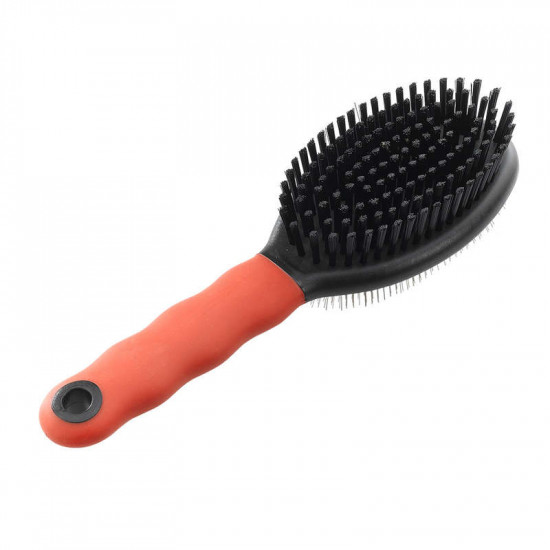 Ferplast of GRO 5950 BRUSH DOUBLE - A bilateral brush slicker brush for dogs and cats