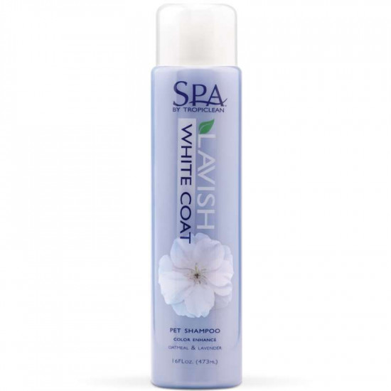 TropiClean (Тропіклін) SPA White Coat - Шампунь для догляду за білою вовною для собак і кішок