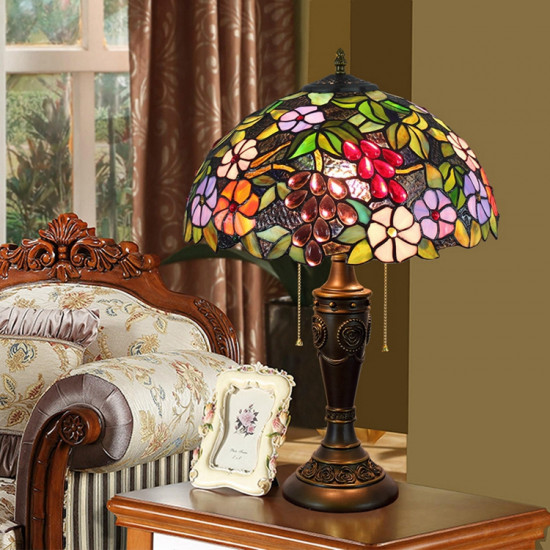 Tiffany Table Lamp,Bedside Lamp, Stained Glass Shade, Lamp Handmade,Bedside Lamp,Lamp sconced