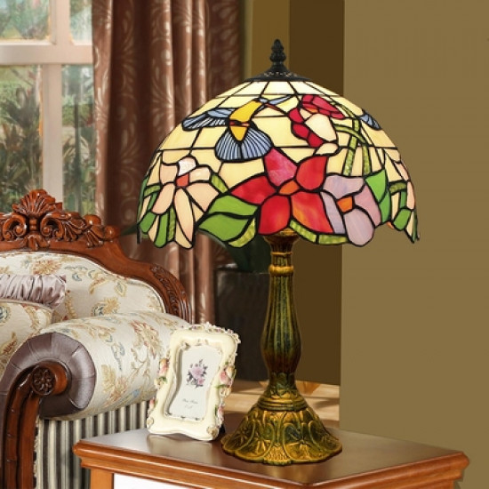 Tiffany Table Lamp,Bedside Lamp, Stained Glass Shade, Lamp Handmade,Bedside Lamp,Lamp sconced