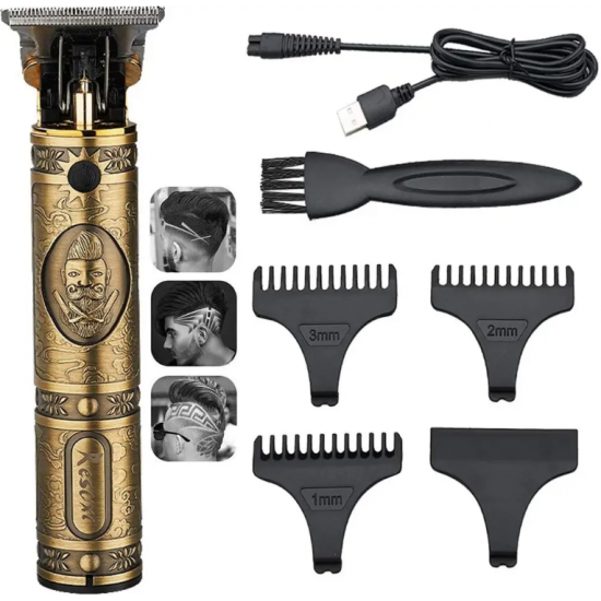 Men's Trimmer, Vintage Style Edger, Cordless Hair Clipper, Beard, Mustache