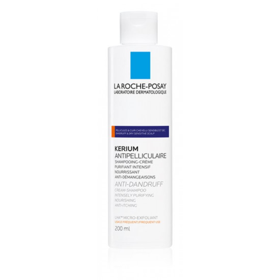 La Roche-Posay Kerium шампунь против сухой перхоти 200ml