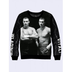 Mens 3D-print sweatshirt - Klitschko brothers. Made in Ukraine.