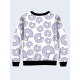 Mens 3D-print sweatshirt - Homer with donut. Long sleeve. Made in Ukraine.