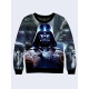 Mens 3D-print sweatshirt - Darth Vader. Long sleeve. Made in Ukraine.