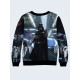 Mens 3D-print sweatshirt - Darth Vader. Long sleeve. Made in Ukraine.