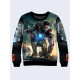 Mens 3D-print sweatshirt - Iron Man. Marvel Comics. Long sleeve. Made in Ukraine.