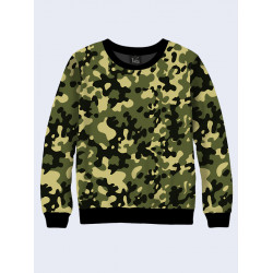 Mens 3D-print sweatshirt - Camouflage. Made in Ukraine.