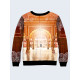 Mens 3D-print sweatshirt - Culture of India. Long sleeve. Made in Ukraine.