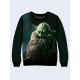 Mens 3D-print sweatshirt - Master Yoda, Saga Star Wars. Long sleeve. Made in Ukraine.