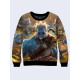 Mens 3D-print sweatshirt - Phantom Lancer. Long sleeve. Made in Ukraine.