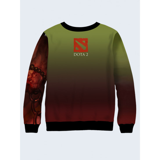 Mens 3D-print sweatshirt - Pudge, Dota 2. Long sleeve. Made in Ukraine.