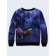 Mens 3D-print sweatshirt - Riki. Long sleeve. Made in Ukraine.