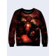 Mens 3D-print sweatshirt - Shadow Fiend, Dota 2. Long sleeve. Made in Ukraine.