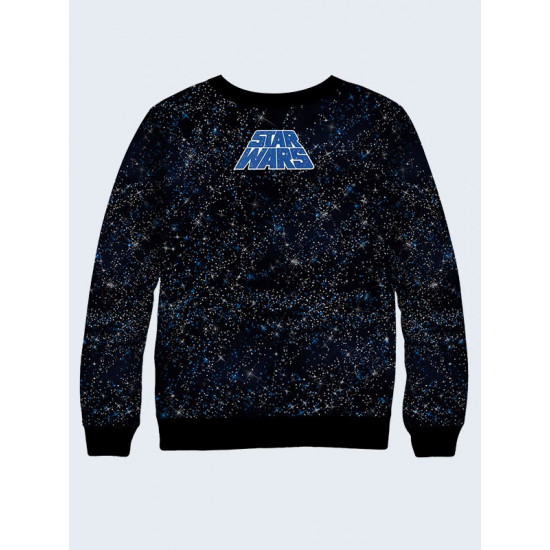 Mens 3D-print sweatshirt - Star Wars art. Long sleeve. Made in Ukraine.