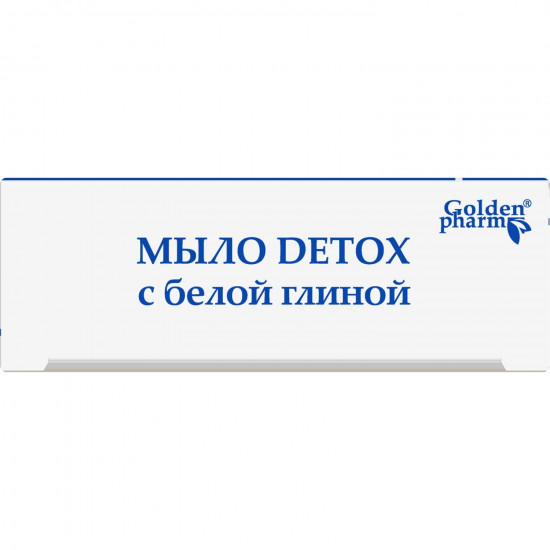 Мыло твердое DETOX (Детокс) с белой глиной 70 г