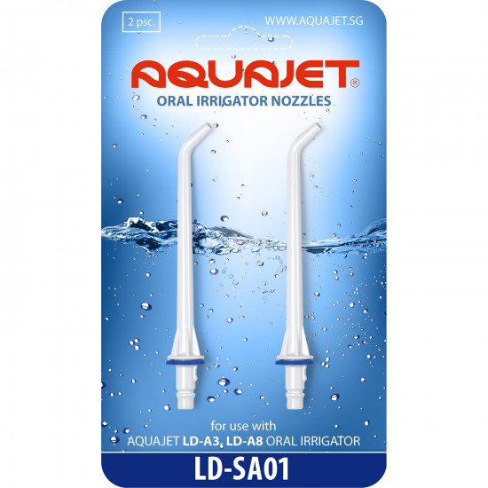 Насадка к ирригатору полости рта AQUAJET (Акваджет) модель LD-SA01 2 шт