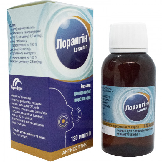 Lorangin solution for rotov. cavities fl. 120 ml