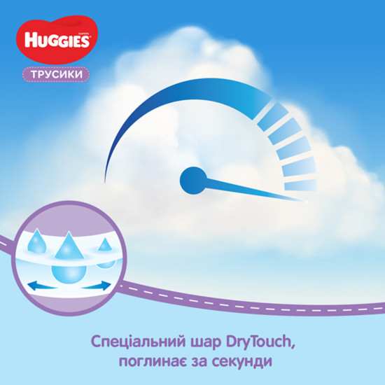 Підгузки-трусики для дітей HUGGIES (Хаггіс) Pants (Пентс) 5 для хлопчиків від 12 до 17 кг 48 шт