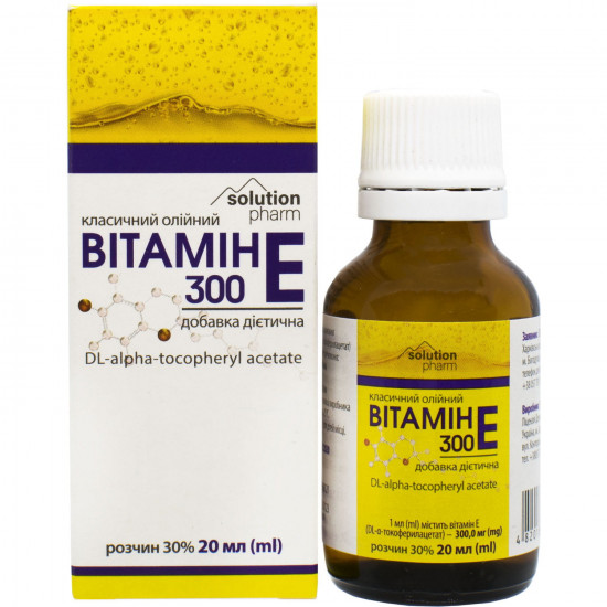 Vitamin E 300 klasich. solution masl. shouted. 30% fl. 20 ml of Solution Pharm