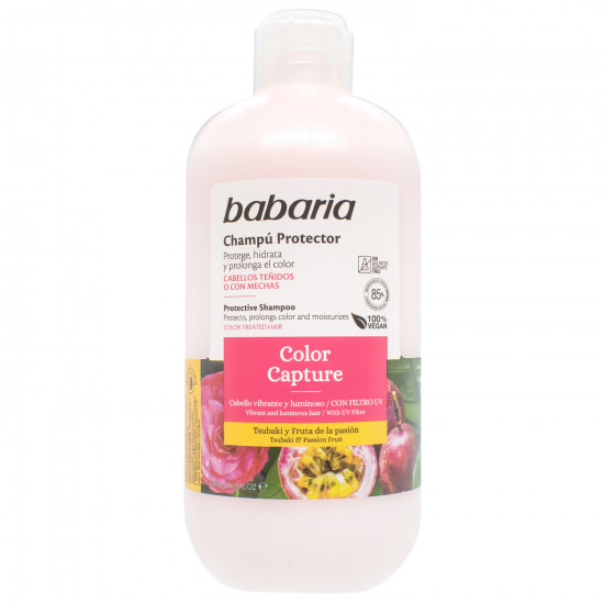 Shampoo protection for hair of BABARIA for maintaining color of 500 ml