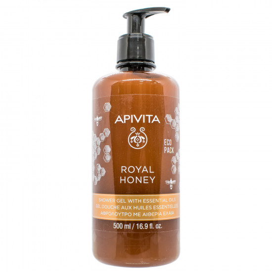 Гель для душа APIVITA (Апивита) ROYAL HONEY (Роял хоней) с эфирными маслами 500 мл