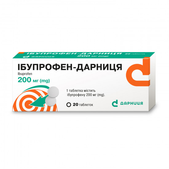 Ibuprofen-Darnitsa tab. of 200 mg No. 20