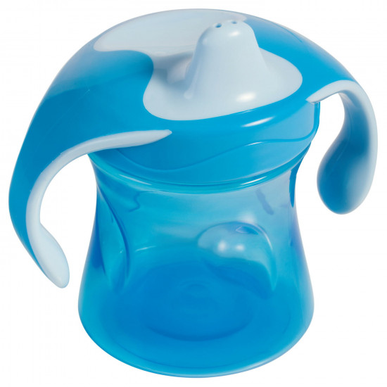 Cup educational with BABY-NOVA handles (Baby it is new) color in assortment of 220 ml