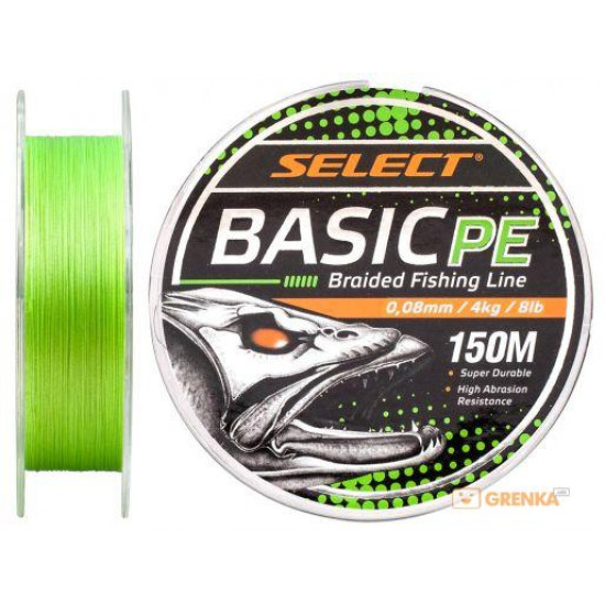 Shnur Select Basic PE 150m (salad.) 0.26mm 45LB/20.8kg (18701871)