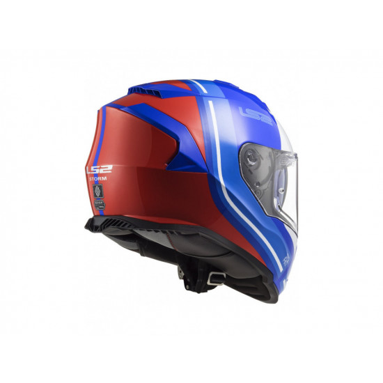 Motorcycle helmet LS2 FF800 Storm Slant Gloss Blue-Red