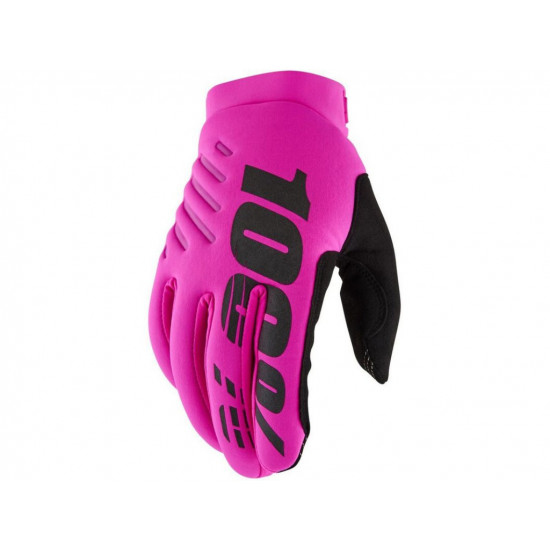 Мотопальчатки зимові Ride 100% Brisker Cold Weather Pink M (9)