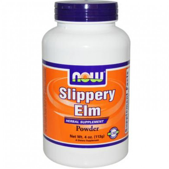 Скользкий вяз (Slippery Elm), Now Foods, порошок, 113 г, 9372
  