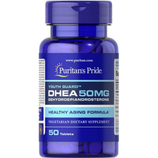 ДГЭА, Дегидроэпиандростерон, DHEA, Puritan's Pride, 50 мг, 50 таблеток, 31504
  