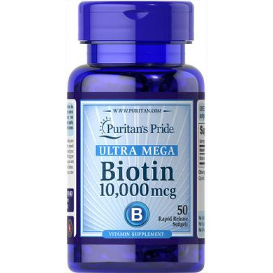 Biotin, Biotin, Puritan's Pride, 10,000 mcg, 50 capsules 158, 31541 .. Discounts, promotions, 100% original products. Worldwide shipping, free shipping, peace, health, cosmetics, fitness