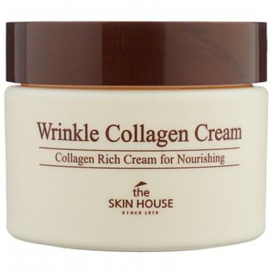 Антивозрастной крем для лица с коллагеном, Wrinkle Collagen Cream, The Skin House, 50 мл, z04164
  